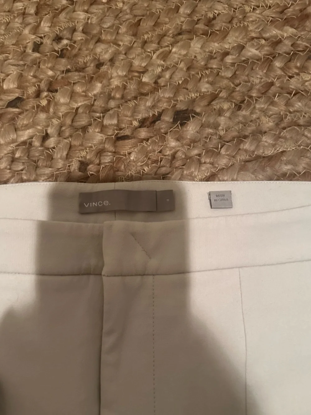 VINCE OFF WHITE TROUSERS - Picture 3 of 4